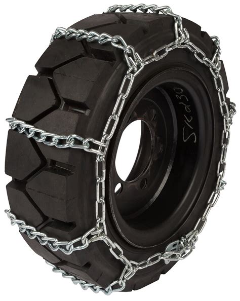 titan skid steer chains|skid steer snow chains.